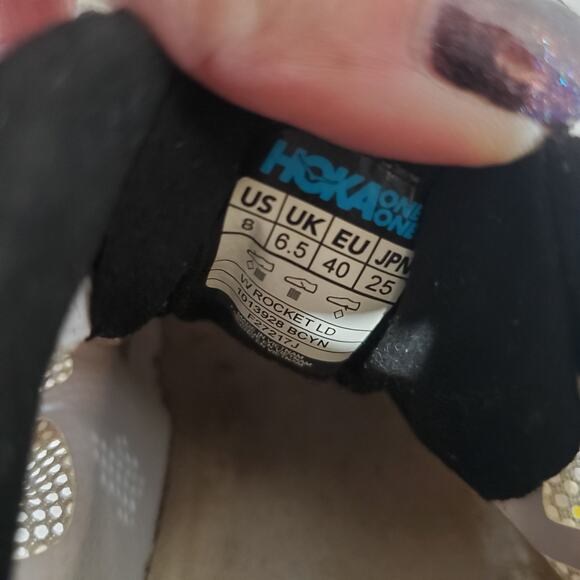 Hoka One One Womens Rocket MD Running Spike Track Shoes Size 8 Light Athletic - Picture 11 of 11